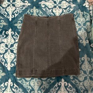Free People Denim Mini skirt